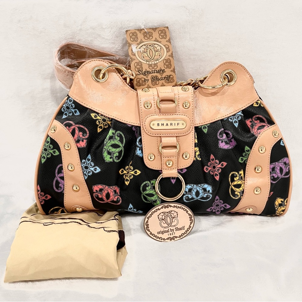 Sharif Signature Shoulder Bag With Dust Bag NWT